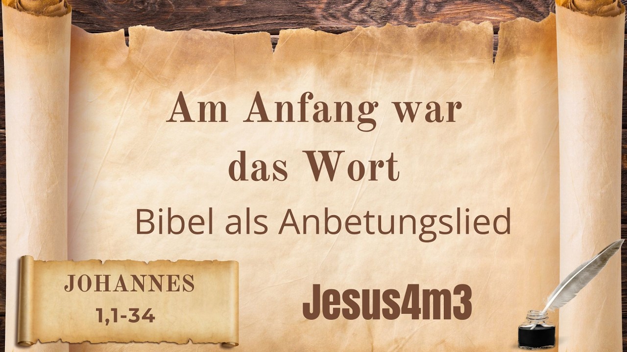 Vorschaubild zum Lied Johannes 1,1-34: Am Anfang war das Wort