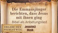 Vorschaubild zum Lied Die Emmausj&uuml;nger berichten, dass Jesus mit ihnen ging